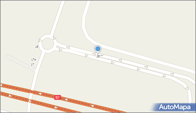Dworek, Dworek, 19, mapa Dworek
