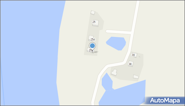 Dworek, Dworek, 25e, mapa Dworek