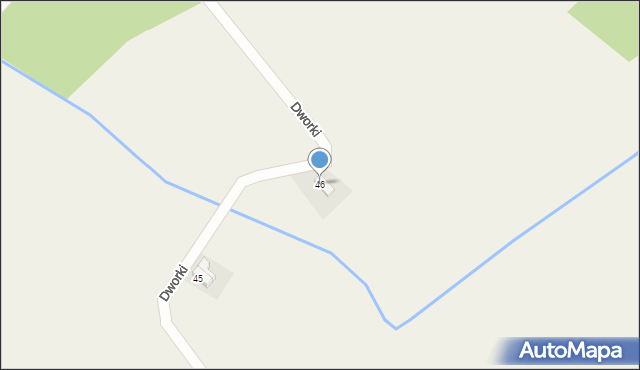 Dworki, Dworki, 46, mapa Dworki