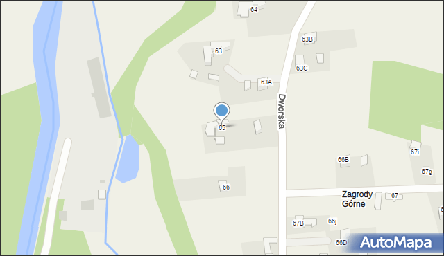 Dzianisz, Dworska, 100, mapa Dzianisz