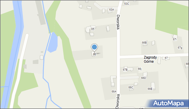 Dzianisz, Dworska, 108, mapa Dzianisz