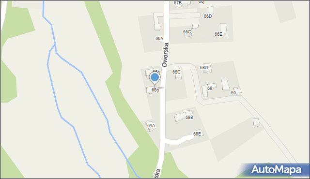 Dzianisz, Dworska, 122, mapa Dzianisz