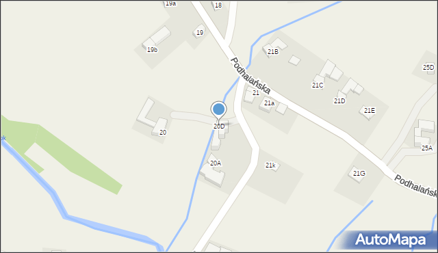 Dzianisz, Dworska, 14, mapa Dzianisz