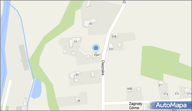 Dzianisz, Dworska, 94, mapa Dzianisz