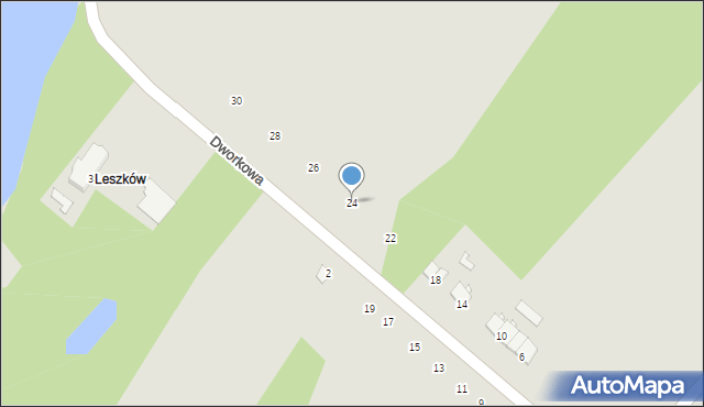 Elbląg, Dworkowa, 24, mapa Elbląga