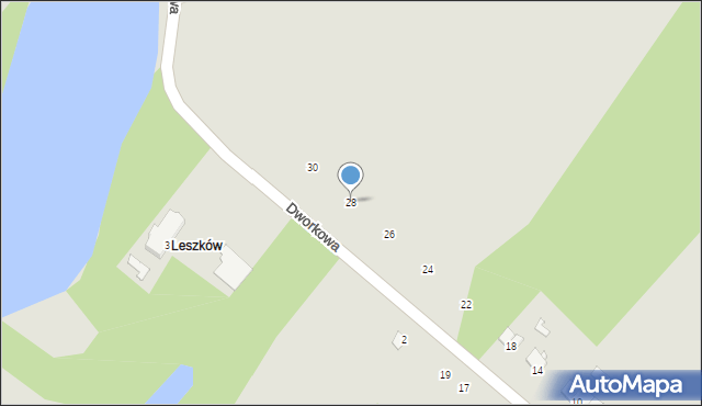 Elbląg, Dworkowa, 28, mapa Elbląga
