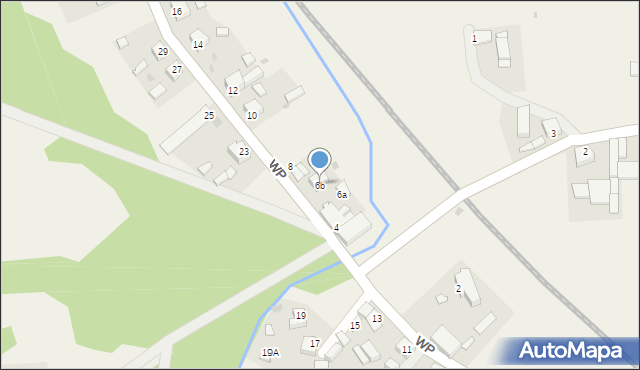 Gądków Wielki, Dworcowa, 6b, mapa Gądków Wielki