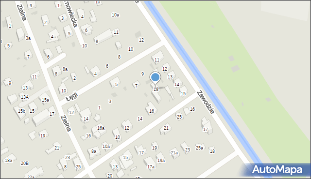 Gdańsk, Dworkowa, 18, mapa Gdańska