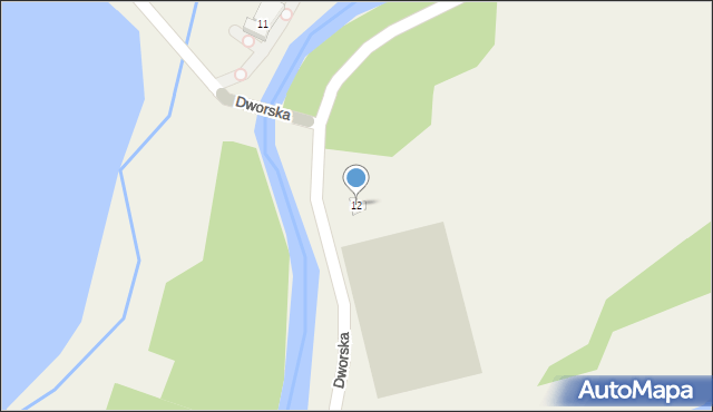 Gierałtowice, Dworska, 12, mapa Gierałtowice