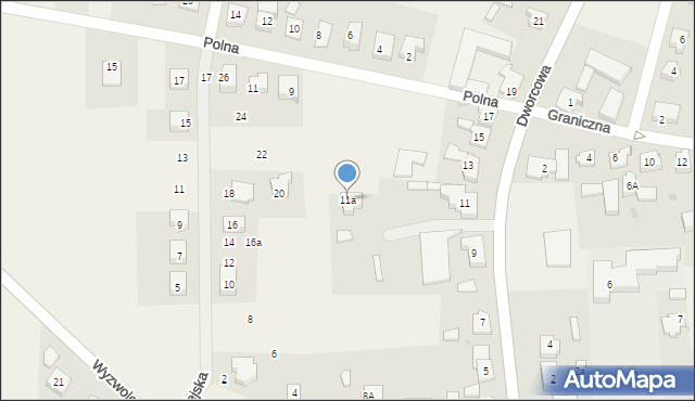 Gnieżdżewo, Dworcowa, 11a, mapa Gnieżdżewo