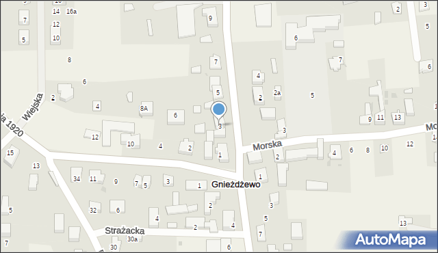 Gnieżdżewo, Dworcowa, 3, mapa Gnieżdżewo