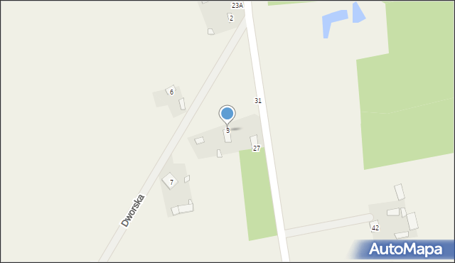 Gójszcz, Dworska, 3, mapa Gójszcz