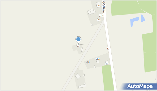 Gójszcz, Dworska, 6, mapa Gójszcz