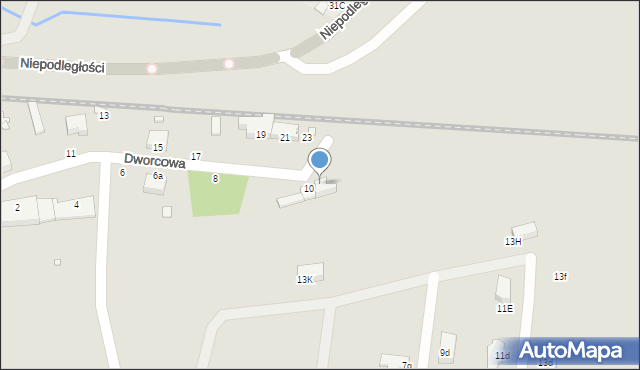 Golczewo, Dworcowa, 12, mapa Golczewo