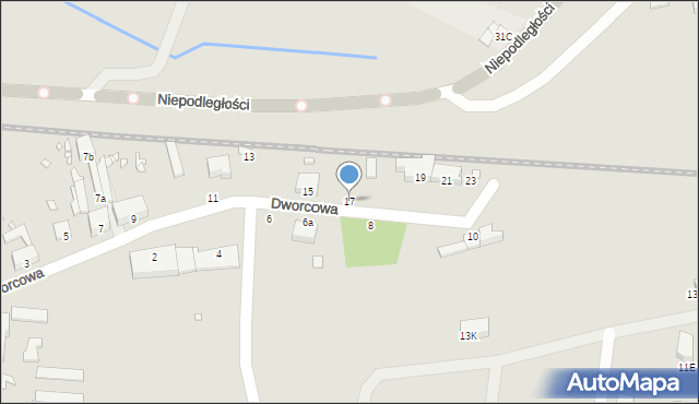 Golczewo, Dworcowa, 17, mapa Golczewo
