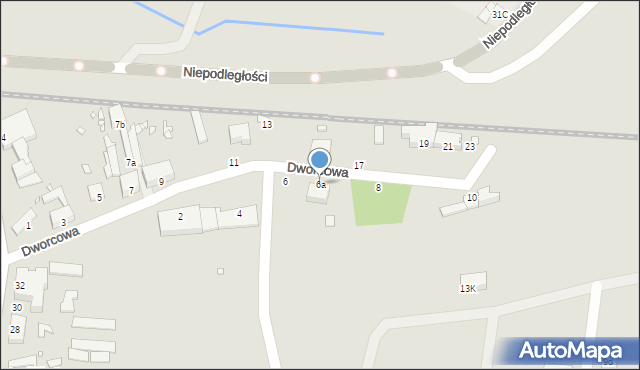 Golczewo, Dworcowa, 6a, mapa Golczewo