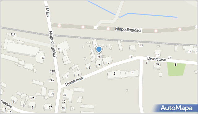 Golczewo, Dworcowa, 7a, mapa Golczewo