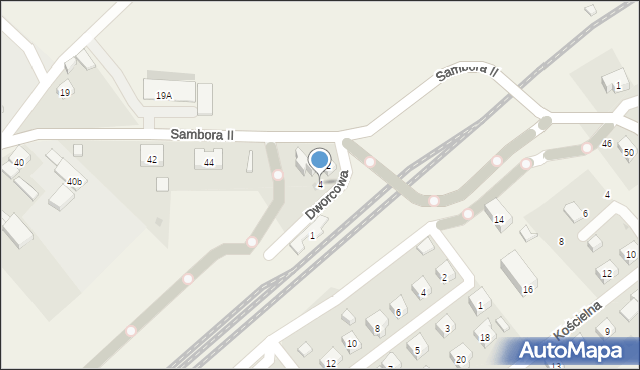 Gołubie, Dworcowa, 4, mapa Gołubie