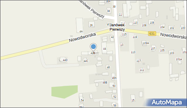 Góra, Dworcowa, 44B, mapa Góra