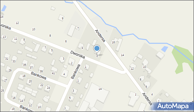 Górzno, Dworska, 2, mapa Górzno
