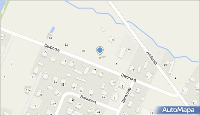 Górzno, Dworska, 8, mapa Górzno