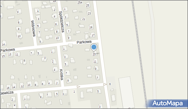 Gozdowo, Dworcowa, 13, mapa Gozdowo