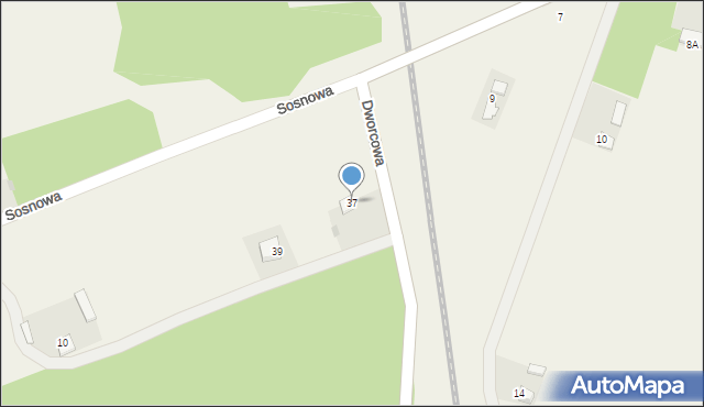 Gozdowo, Dworcowa, 37, mapa Gozdowo
