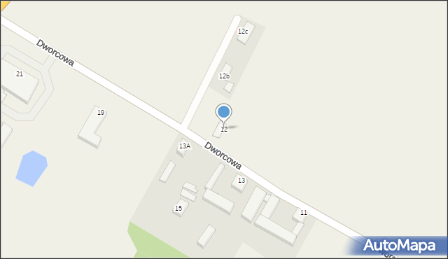 Gradowice, Dworcowa, 12, mapa Gradowice