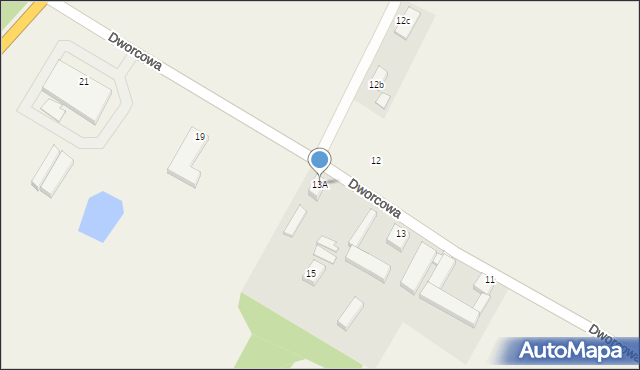 Gradowice, Dworcowa, 13A, mapa Gradowice