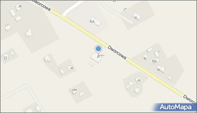 Grębocin, Dworcowa, 47, mapa Grębocin