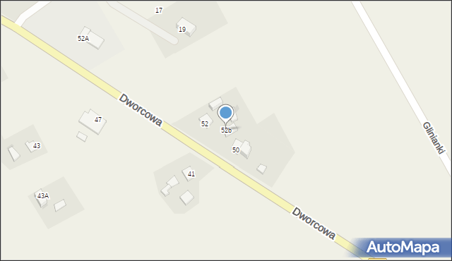 Grębocin, Dworcowa, 52b, mapa Grębocin