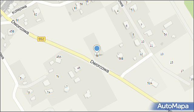Grębocin, Dworcowa, 58, mapa Grębocin