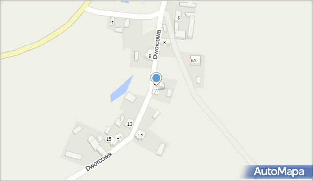 Gulcz, Dworcowa, 11, mapa Gulcz