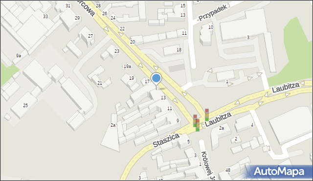 Inowrocław, Dworcowa, 15, mapa Inowrocławia