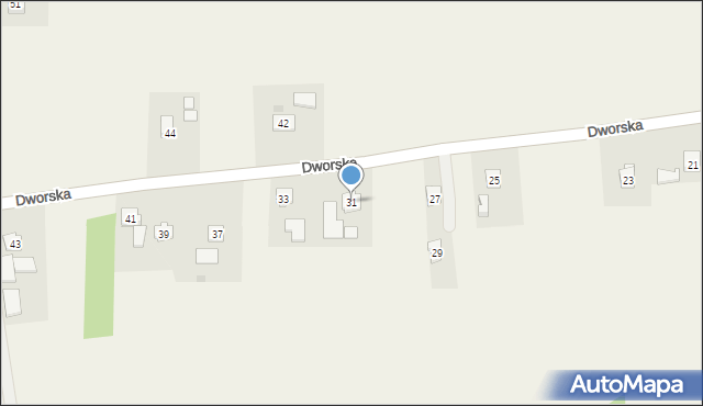 Iskrzynia, Dworska, 31, mapa Iskrzynia