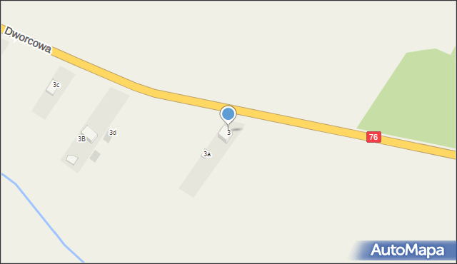 Jedlanka, Dworcowa, 3, mapa Jedlanka