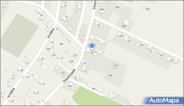 Jejkowice, Dworcowa, 14, mapa Jejkowice