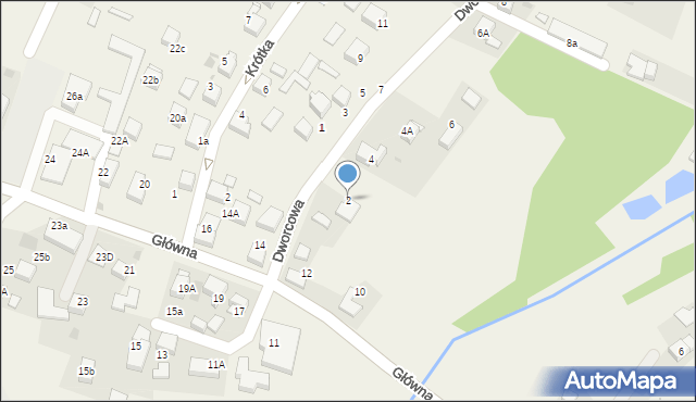 Jejkowice, Dworcowa, 2, mapa Jejkowice