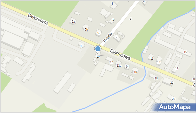 Jełowa, Dworcowa, 10, mapa Jełowa