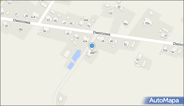 Jełowa, Dworcowa, 46a, mapa Jełowa