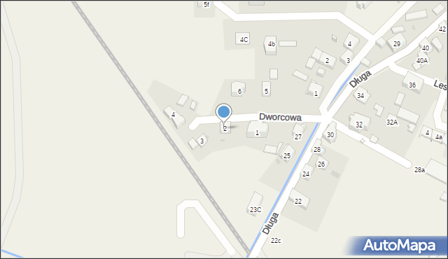 Jeżów Sudecki, Dworcowa, 2, mapa Jeżów Sudecki