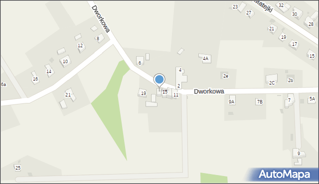 Kaczyce, Dworkowa, 17, mapa Kaczyce