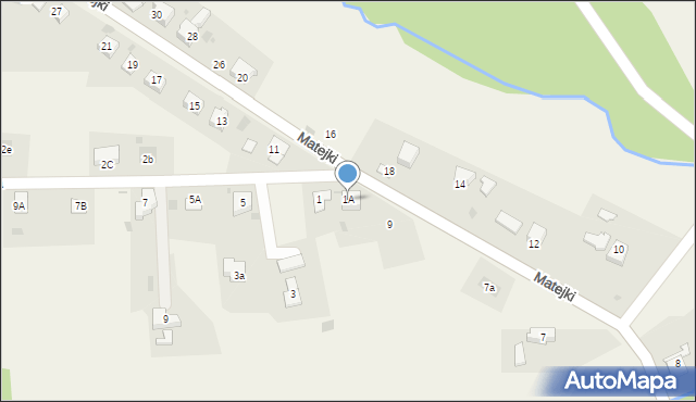 Kaczyce, Dworkowa, 1A, mapa Kaczyce