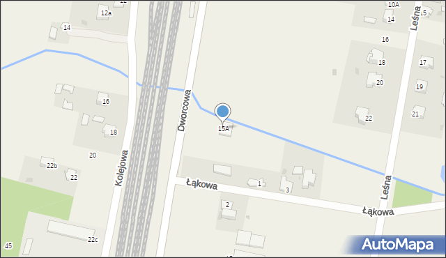 Kłomnice, Dworcowa, 15A, mapa Kłomnice