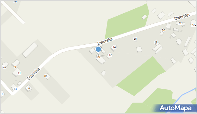 Kłomnice, Dworska, 10, mapa Kłomnice