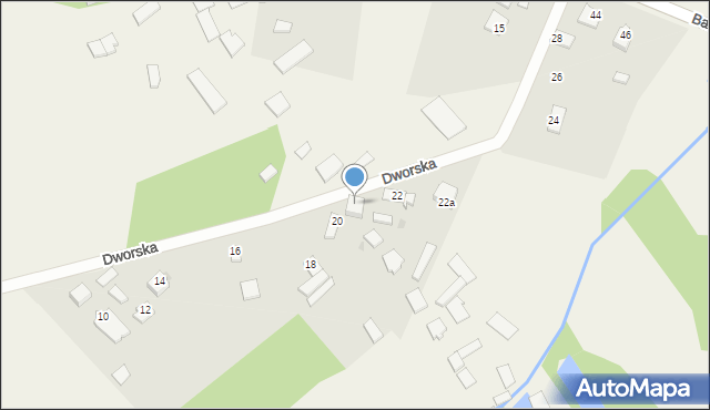 Kłomnice, Dworska, 20a, mapa Kłomnice