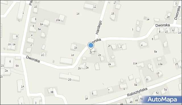 Klucze, Dworska, 2c, mapa Klucze