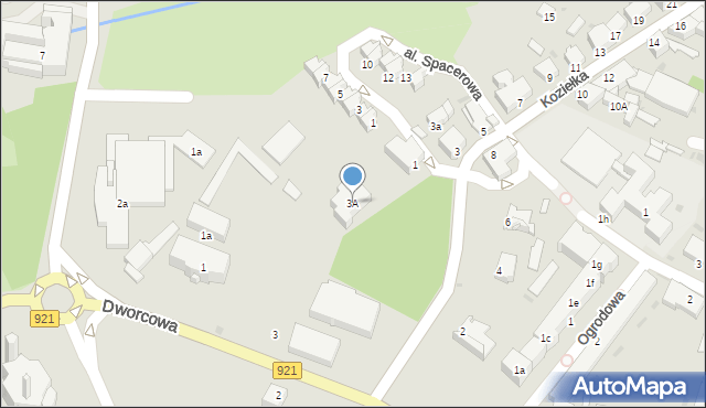 Knurów, Dworcowa, 3A, mapa Knurów