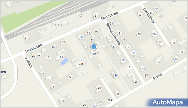 Kobylnica, Dworcowa, 20a, mapa Kobylnica