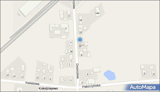 Kołodziejewo, Dworcowa, 10, mapa Kołodziejewo
